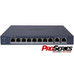 Switch PoE Hikvision PRO 10 puertos gigabit 110w admin.