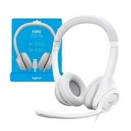 Audifono Logitech USB H390 cmicrofono blanco