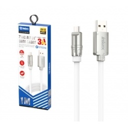 Cable Inkax Micro USB 3a 1m silver