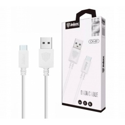 Cable Inkax USB-C 5a 1m blanco