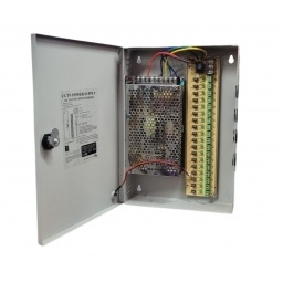 Fuente con Gabinete NRG+ 12v 20a 18 canales