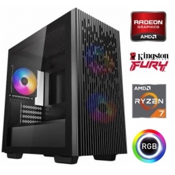 Equipo Gamer Ryzen 5 7600X, 32GB, 1TB NVMe, RX9060XT 8GB