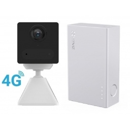 Camara 4G Ezviz CB2 2K 3MP blanca con PowerBank