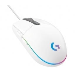 Mouse Logitech G203 Lightsync RGB blanco