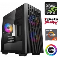 Equipo Gamer Ryzen 5 5600X, 16GB, 500GB NVMe, RTX 5060Ti 16GB